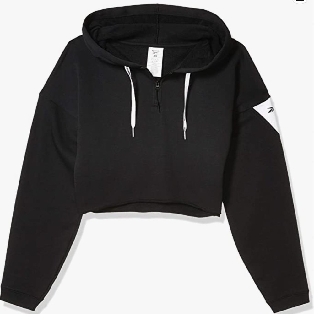 Reebok Women's Workout Ready Meet You There 1/4 Zip Hoodie Nwt Size 2x 18w